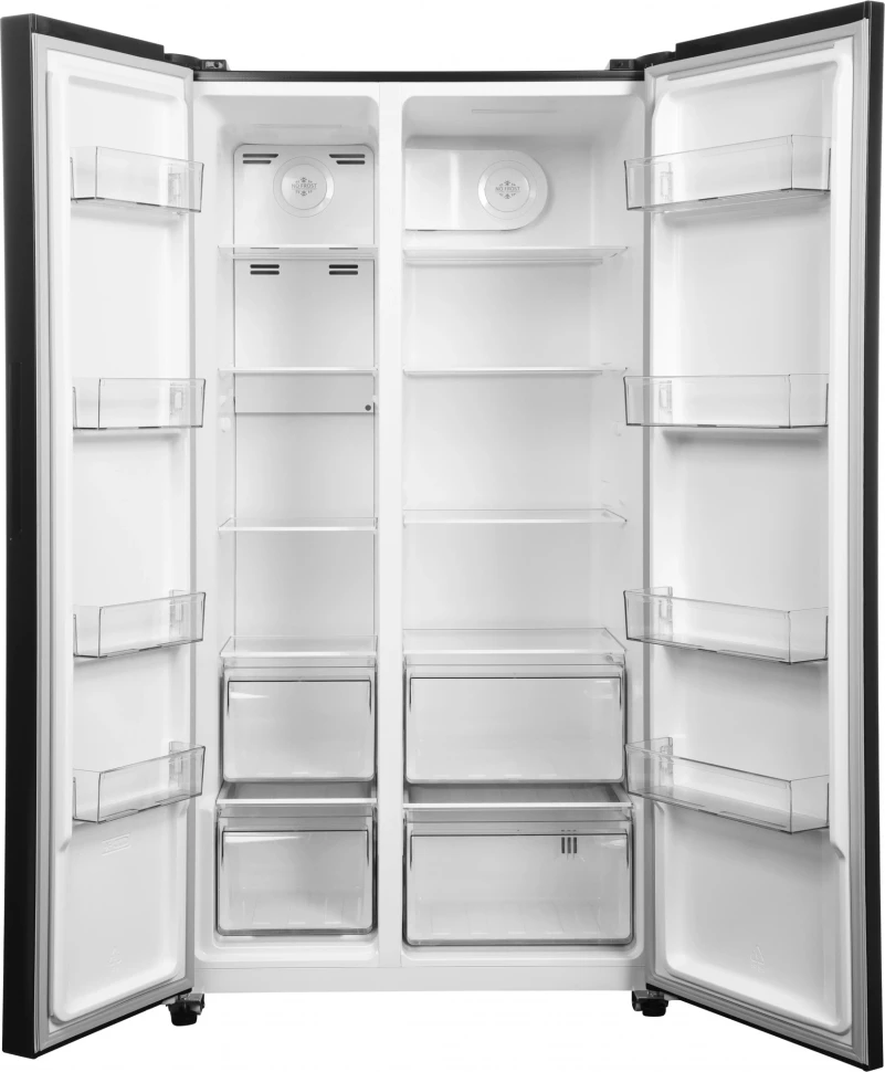 Холодильник Kraft KF-MS5701DI 2-хкамерн. черный инвертер  