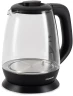 Чайник электрический Starwind SKS3036 1.7л. 2200Вт черный корпус: стекло  