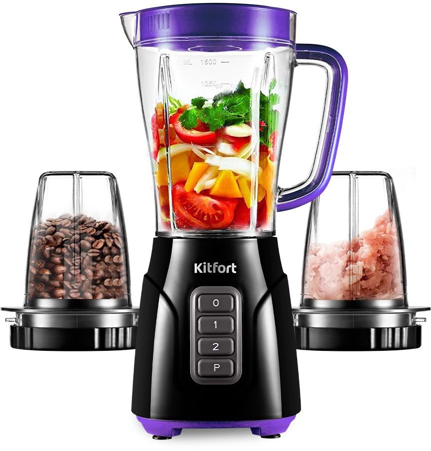 Блендер стационарный Kitfort KT-3032-1 500Вт фиолетовый  