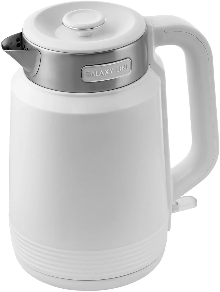 Чайник электрический Galaxy Line GL 0364 1.7л. 2200Вт белый корпус: нерж.сталь/пластик (7010103641)  