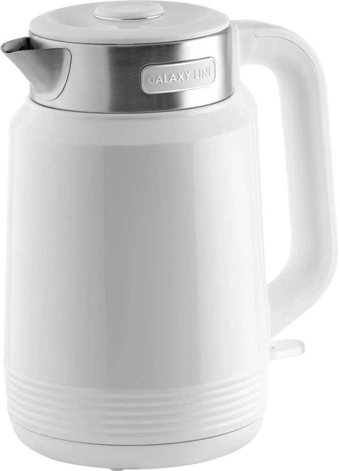 Чайник электрический Galaxy Line GL 0364 1.7л. 2200Вт белый корпус: нерж.сталь/пластик (7010103641)  