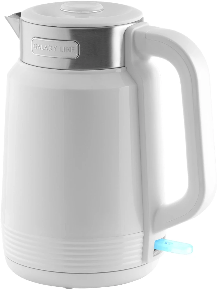 Чайник электрический Galaxy Line GL 0364 1.7л. 2200Вт белый корпус: нерж.сталь/пластик (7010103641)  