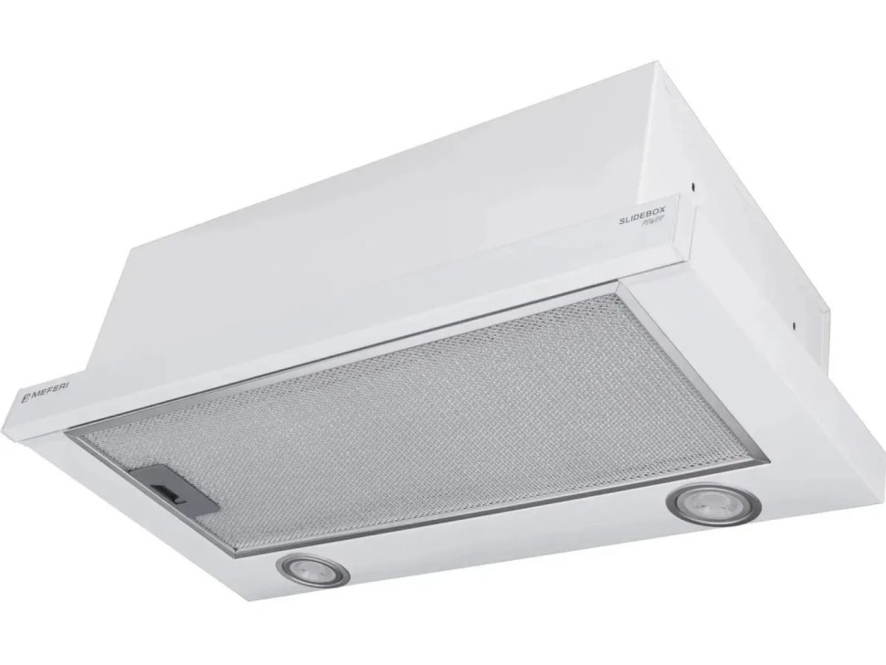 Встраиваемая вытяжка Meferi Glass Ultra SlideBox60WH белый  