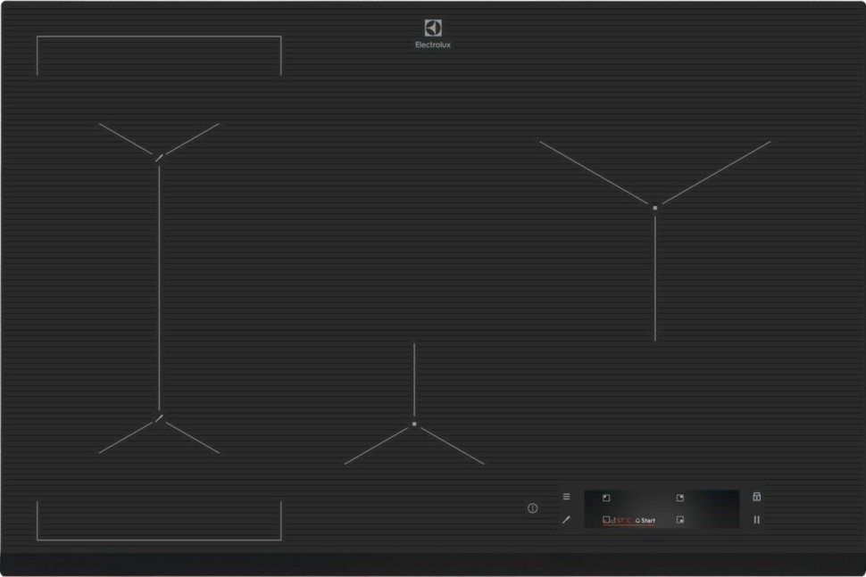 Индукционная варочная поверхность Electrolux EIS8648 черный