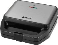 Вафельница Vitek VT-2626 850Вт черный/серебристый