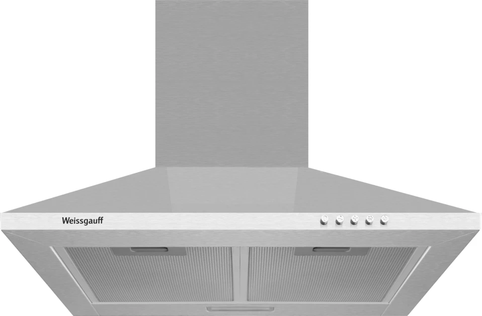 Вытяжка каминная Weissgauff Zosma 50 PB IX нержавеющая сталь управление: кнопочное (1 мотор)