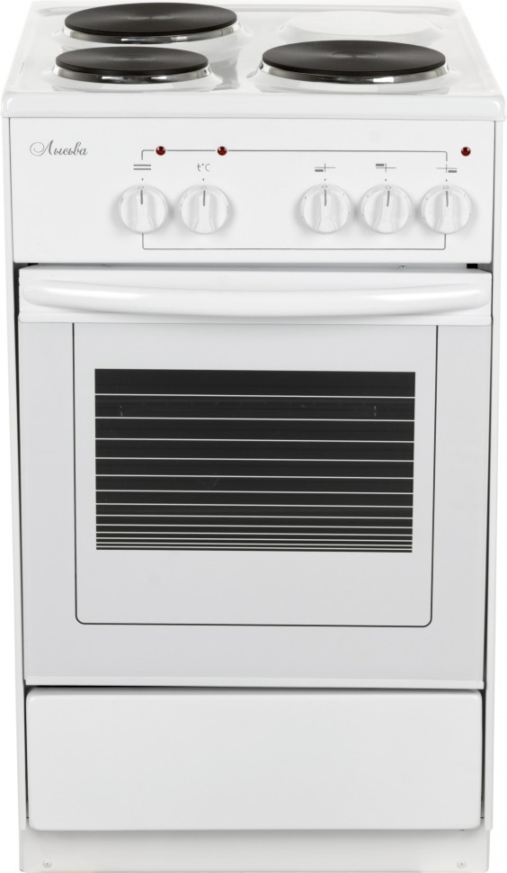 Плита Электрическая Лысьва ЭП 301 белый эмаль  