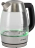 Чайник электрический Hyundai HYK-G9408 1.9л. 2200Вт черный/серебристый корпус: стекло  