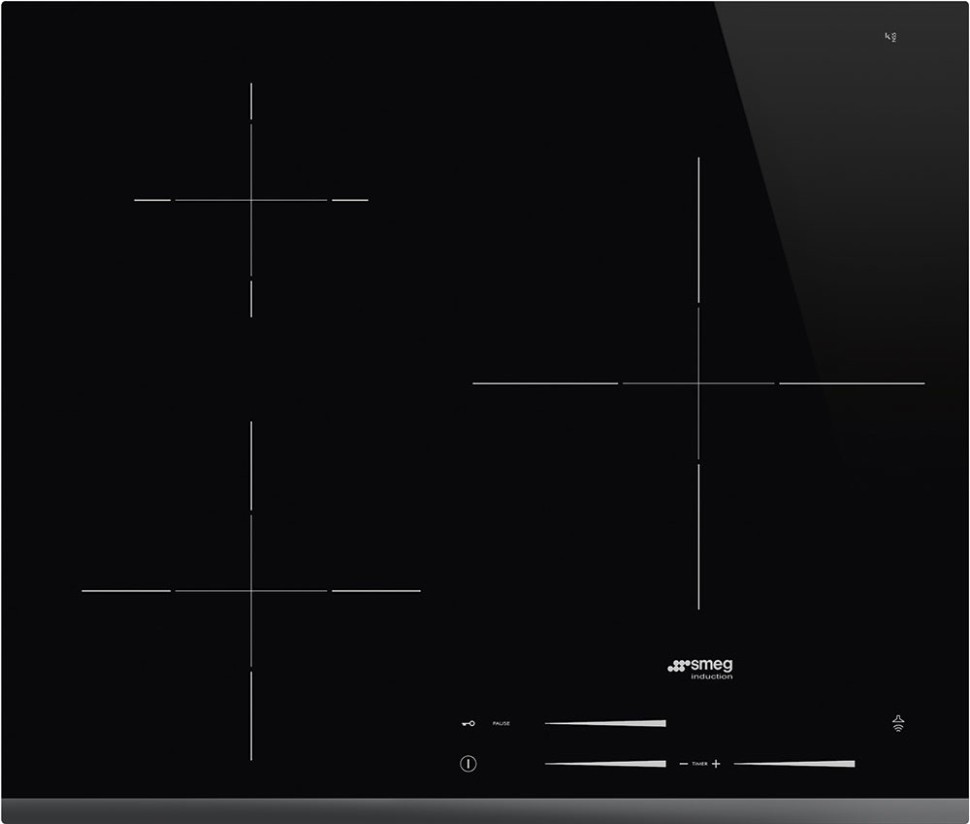 Индукционная стеклокерамич. панель Smeg SI7633B1