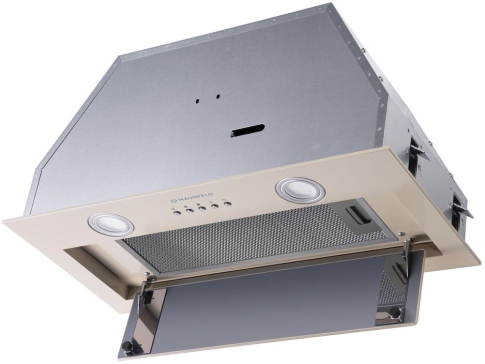 Вытяжка встраиваемая Maunfeld TRAPEZE 602IG бежевый управление: кнопочное (1 мотор)  