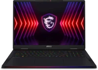 Ноутбук MSI Raider A18 HX A9WJG-216RU Ryzen 9 9955HX3D 64Gb SSD2Tb NVIDIA GeForce RTX 5090 24Gb 18" IPS UHD+ (3840x2400) Windows 11 Home black WiFi BT Cam (9S7-182L72-216)