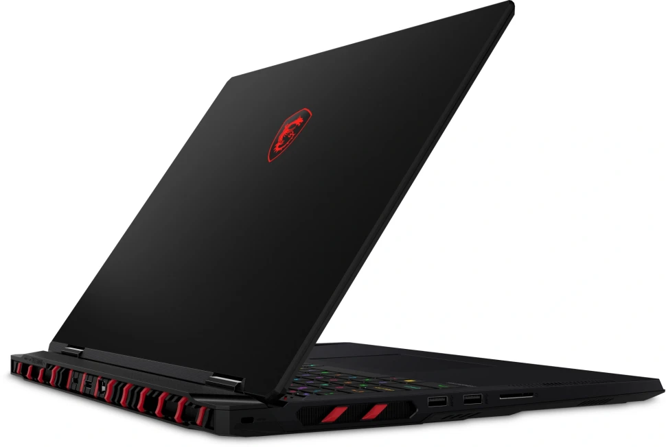 Ноутбук MSI Raider A18 HX A9WJG-216RU Ryzen 9 9955HX3D 64Gb SSD2Tb NVIDIA GeForce RTX 5090 24Gb 18" IPS UHD+ (3840x2400) Windows 11 Home black WiFi BT Cam (9S7-182L72-216)  
