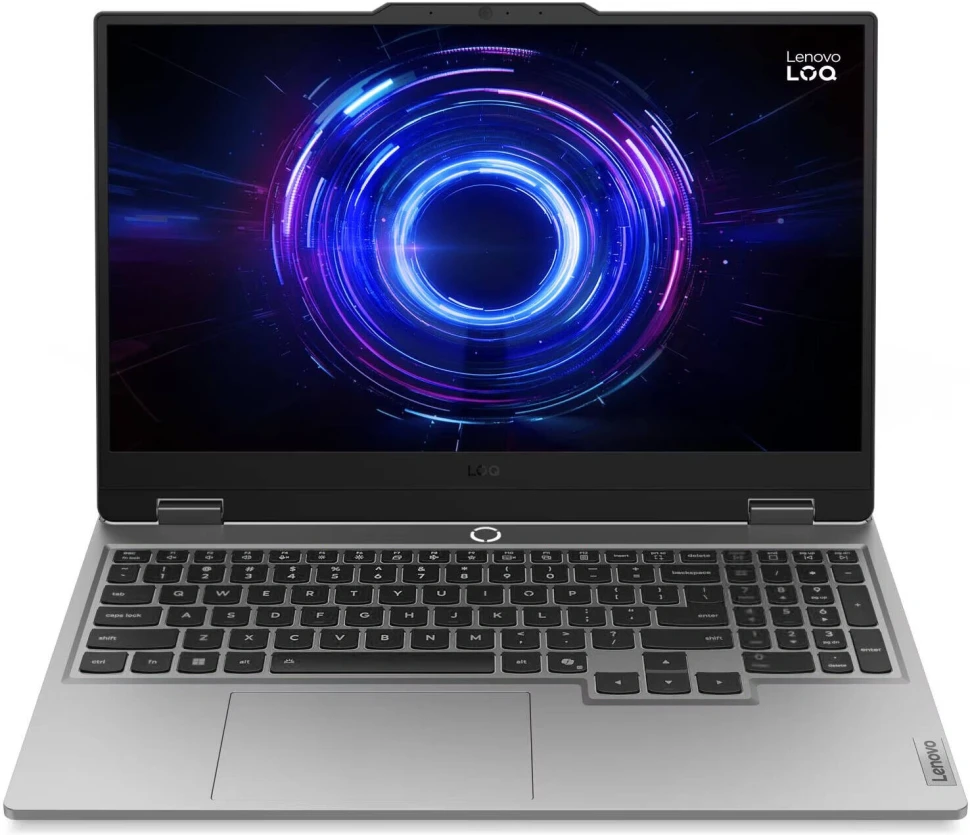 Ноутбук Lenovo LOQ 15IRX10 Core i7 14700HX 16Gb SSD512Gb NVIDIA GeForce RTX 5060 8Gb 15.6" IPS FHD (1920x1080) без ОС grey WiFi BT Cam (83JE00YLPS)  
