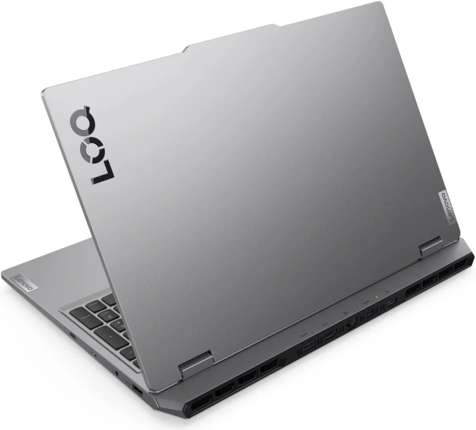 Ноутбук Lenovo LOQ 15IRX10 Core i7 14700HX 16Gb SSD512Gb NVIDIA GeForce RTX 5060 8Gb 15.6" IPS FHD (1920x1080) без ОС grey WiFi BT Cam (83JE00YLPS)  