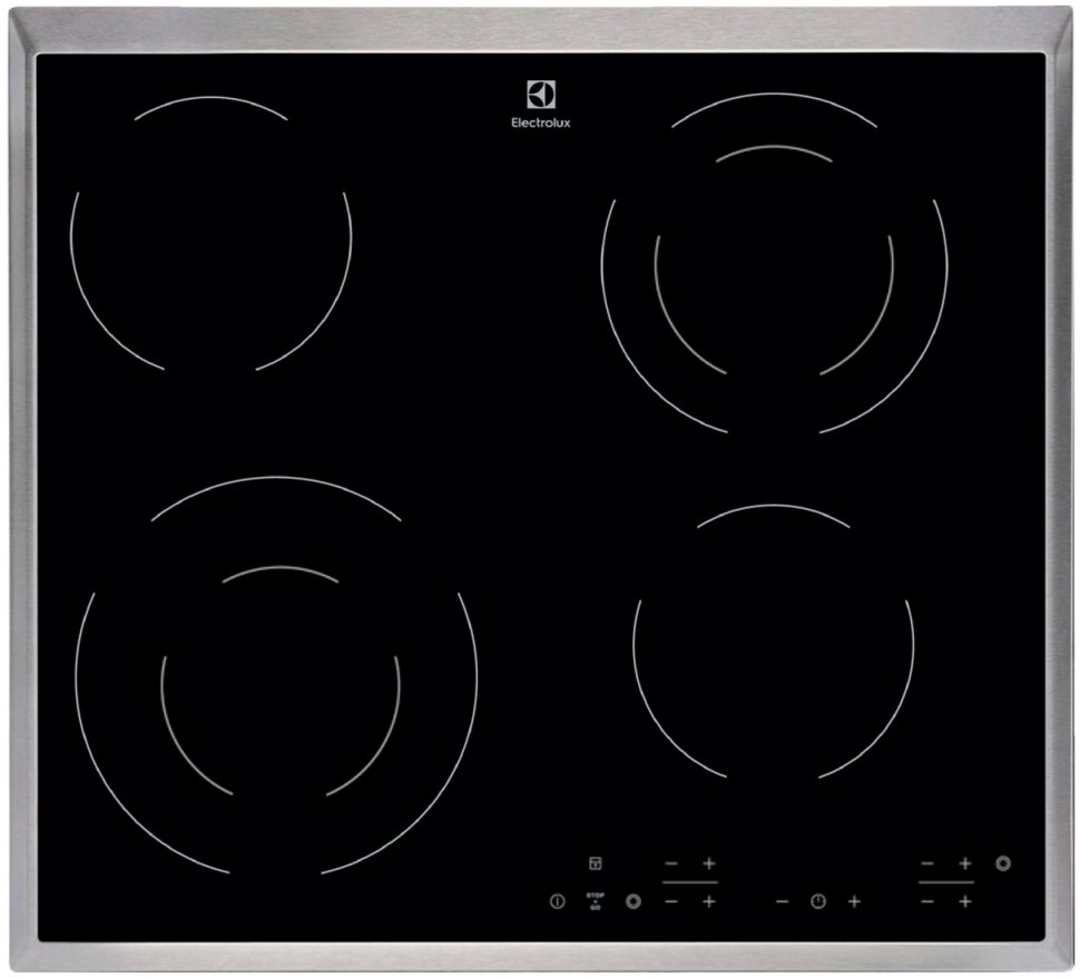 Варочная поверхность Electrolux EHF6342XOK черный  