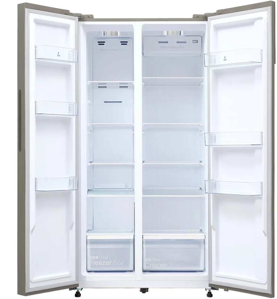 Холодильник Lex LSB530SLGID 2-хкамерн. серебристый инвертер