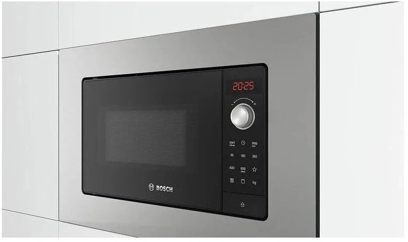 Микроволновая печь Bosch BFL623MS3 20л. 800Вт черный/серебристый (встраиваемая)  