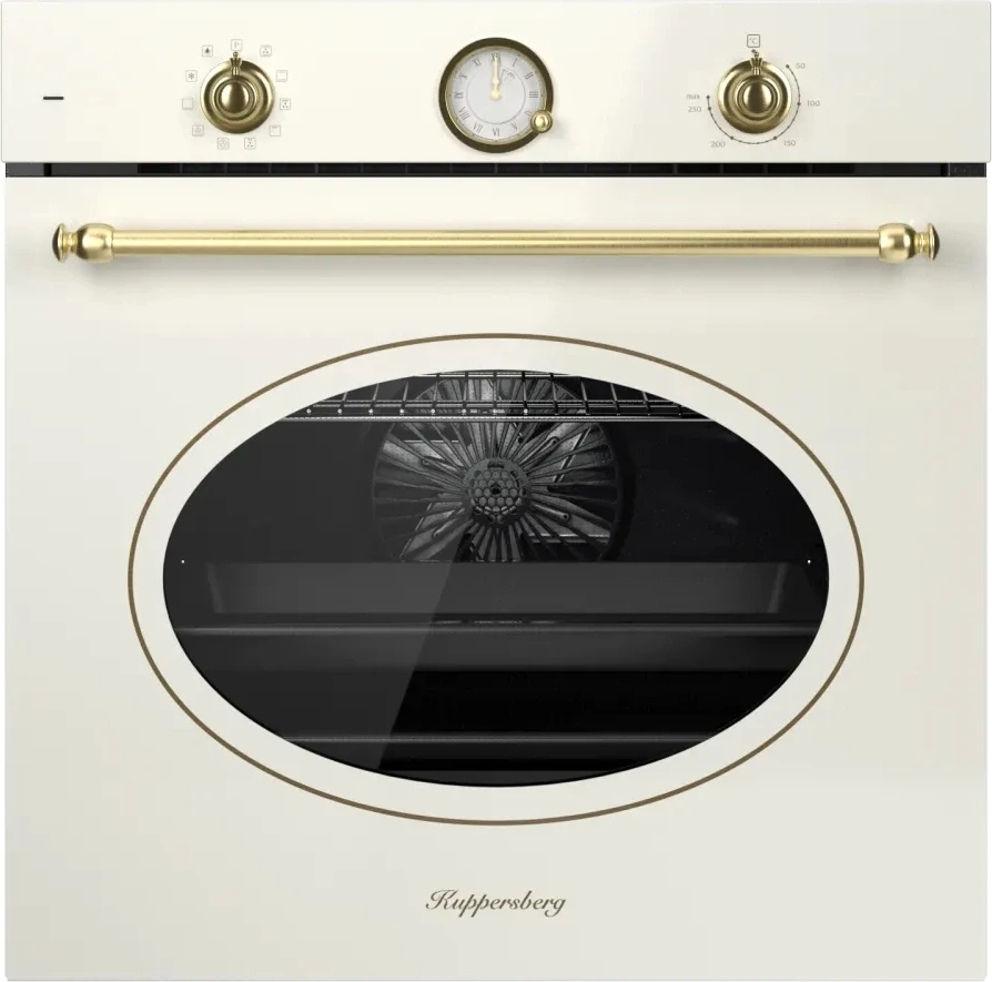 Духовой шкаф Электрический Kuppersberg Classic SR 610 C бежевый/бронза  