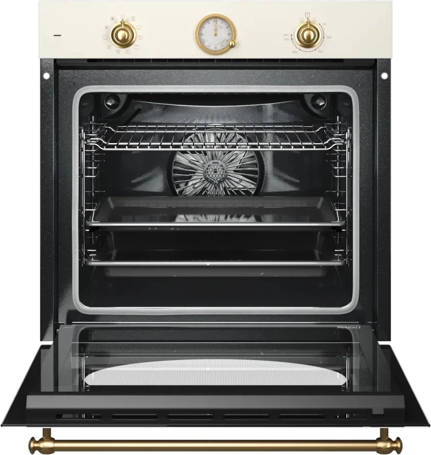 Духовой шкаф Электрический Kuppersberg Classic SR 610 C бежевый/бронза  