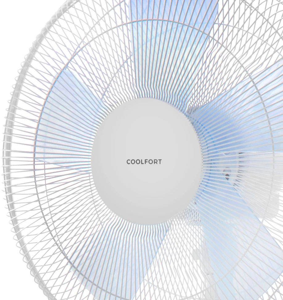Вентилятор напольный Coolfort CF-2029 40Вт скоростей:3 белый  