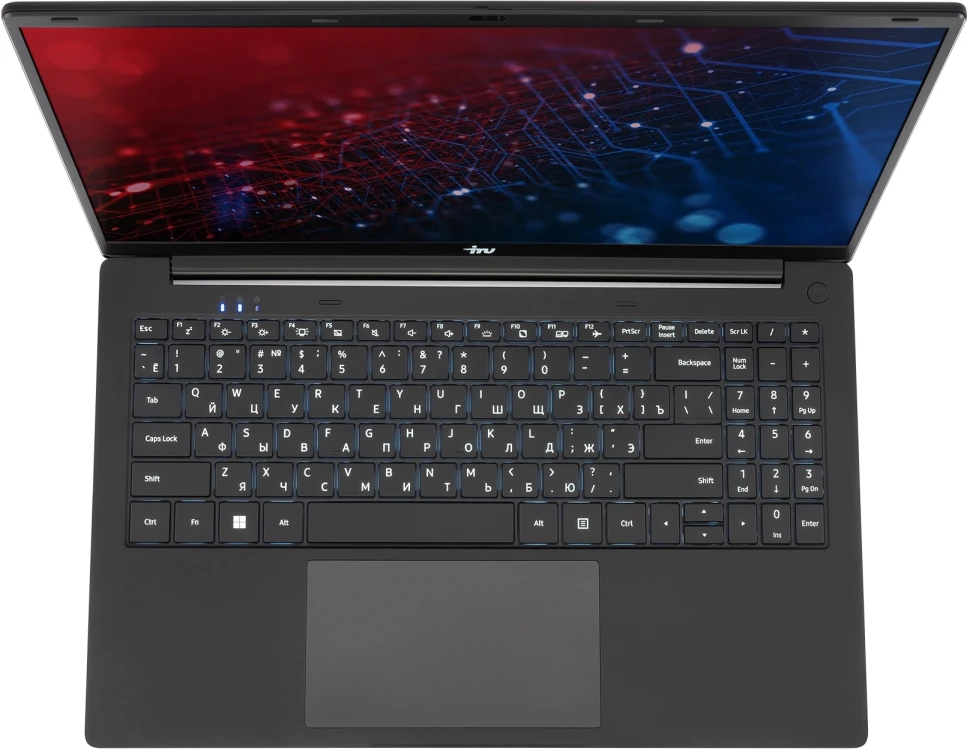 Ноутбук IRU Strato 15ALID5 Core i5 1235U 8Gb SSD256Gb Intel UHD Graphics 15.6" IPS FHD (1920x1080) Windows 11 Pro black WiFi BT Cam 6000mAh (2150071)  