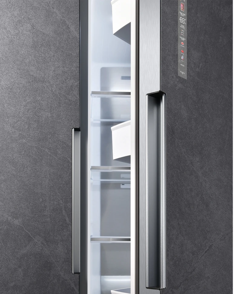 Холодильник Lex LSB458StGIDBI 3-хкамерн. серый инвертер