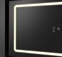 Вытяжка встраиваемая Weissgauff Quadra 600 Touch черный/стекло управление: сенсорное (1 мотор)