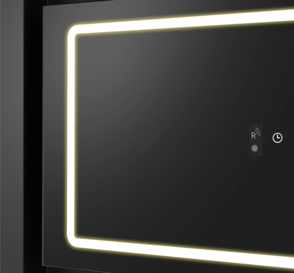 Вытяжка встраиваемая Weissgauff Quadra 600 Touch черный/стекло управление: сенсорное (1 мотор)