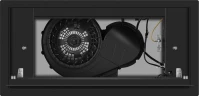 Вытяжка встраиваемая Weissgauff Quadra 600 Touch черный/стекло управление: сенсорное (1 мотор)