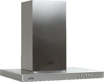 Вытяжка каминная Elikor Квадра 60Н-430-К3Д нержавеющая сталь управление: кнопочное (1 мотор)  
