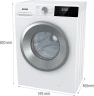 Стиральная машина Gorenje W2NHPI72SCS класс: A загр.фронтальная макс.:7кг белый инвертор  