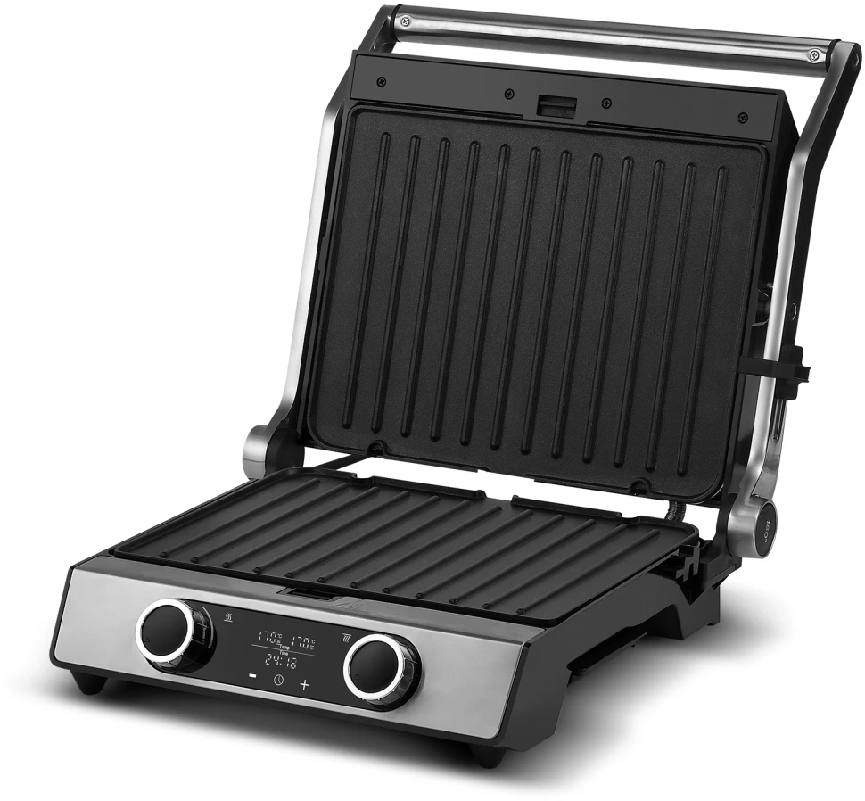 Электрогриль Galaxy Line GL2988 2200Вт серебристый  