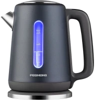 Чайник электрический Редмонд KM238 1.7л. 2200Вт серо-голубой корпус: нерж.сталь/пластик