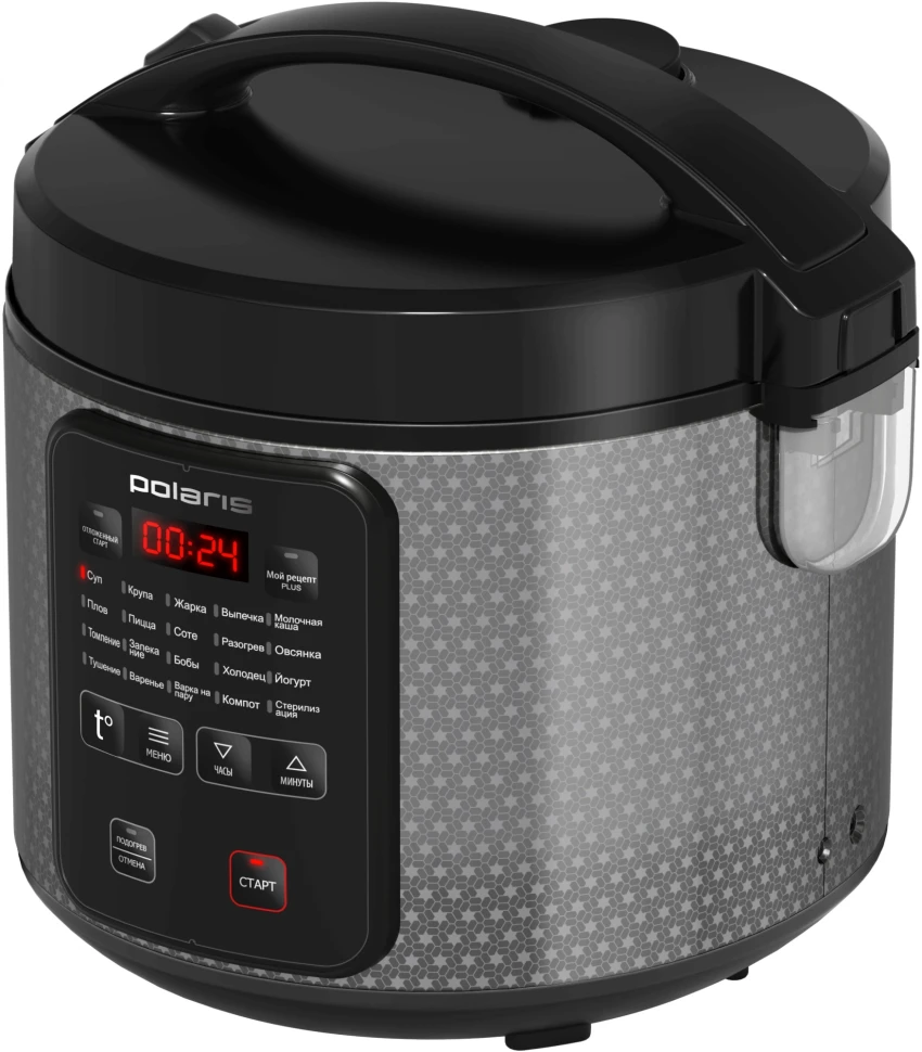Мультиварка Polaris PMC 0578AD 5л 750Вт серебристый/черный