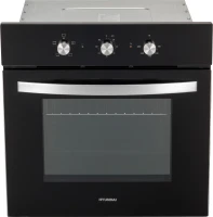 Духовой шкаф Электрический Hyundai HEO 6630 BG черный/серебристый