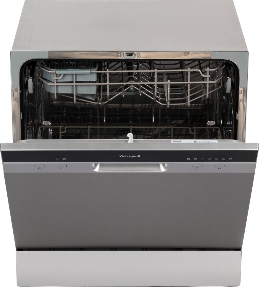 Посудомоечная машина Weissgauff TDW 4006 S серебристый/черный (компактная)  
