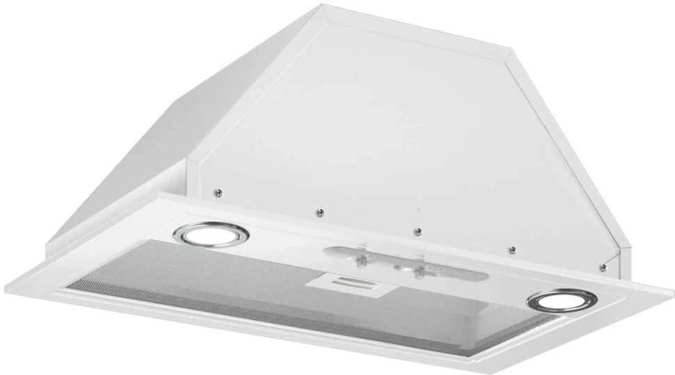 Вытяжка встраиваемая Elikor Врезной блок 52П-400-П3Д белый управление: ползунковое (1 мотор)  