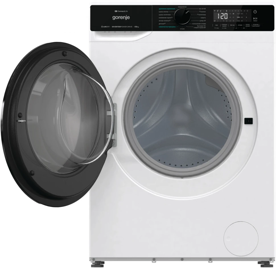 Стиральная машина Gorenje WD2PA854ADW/C класс: A++ загр.фронтальная макс.:8кг (с сушкой) белый инвертор  