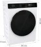 Стиральная машина Gorenje WD2PA854ADW/C класс: A++ загр.фронтальная макс.:8кг (с сушкой) белый инвертор  
