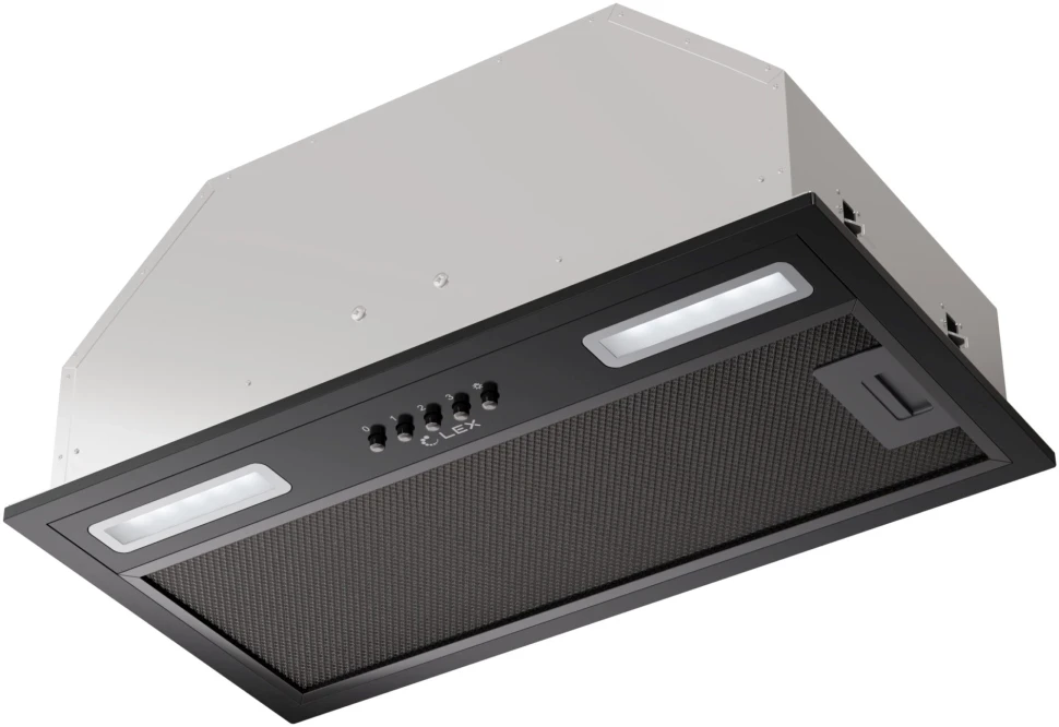 Вытяжка встраиваемая Lex Hyper 900 Inverter BBL черный управление: кнопочное (1 мотор)