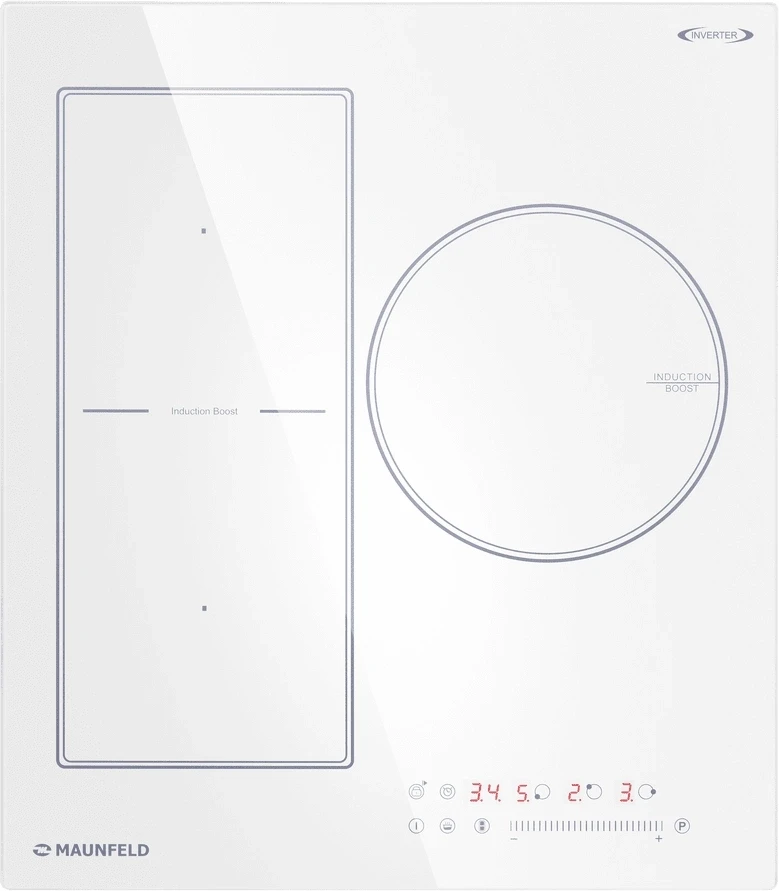 Индукционная варочная поверхность Maunfeld CVI453SBWH Inverter белый