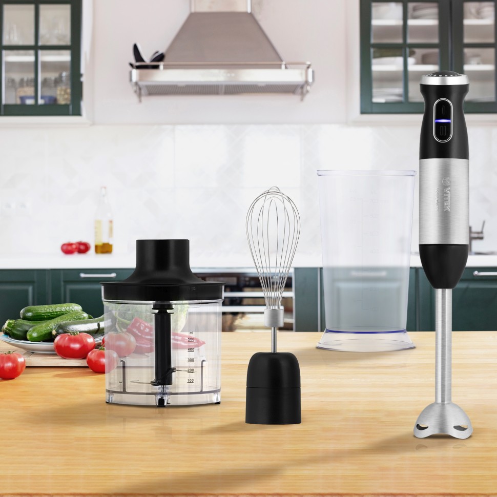 Блендер погружной Vitek VT-8540 1000Вт черный  