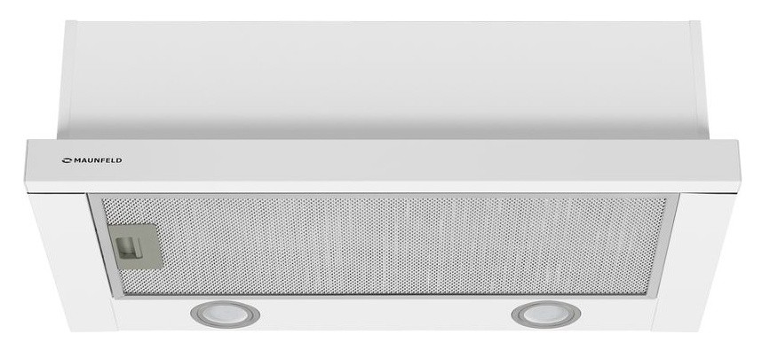 Вытяжка встраиваемая Maunfeld VS Fast 60 белый управление: кулисные переключатели (1 мотор)