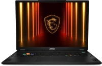 Ноутбук MSI Stealth HX AI A2XWIG-051RU Core Ultra 9 275HX 64Gb SSD2Tb NVIDIA GeForce RTX5080 16Gb 18" IPS UHD+ (3840x2400) Windows 11 Home black WiFi BT Cam (9S7-183341-051)