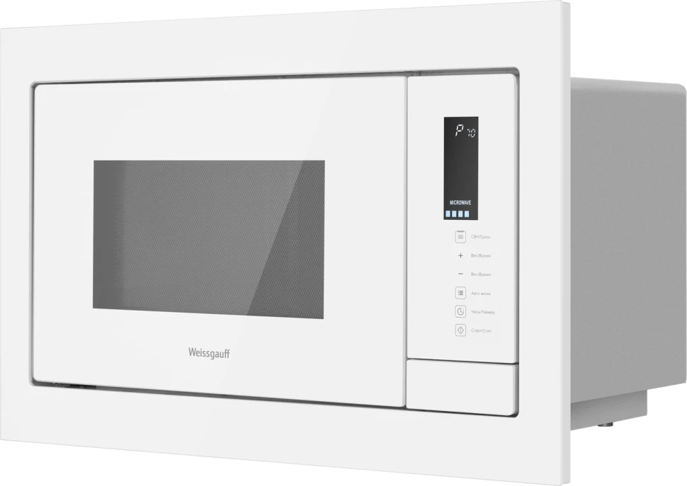 Микроволновая печь Weissgauff HMT-625 Touch Grill 25л. 900Вт белый (встраиваемая)  