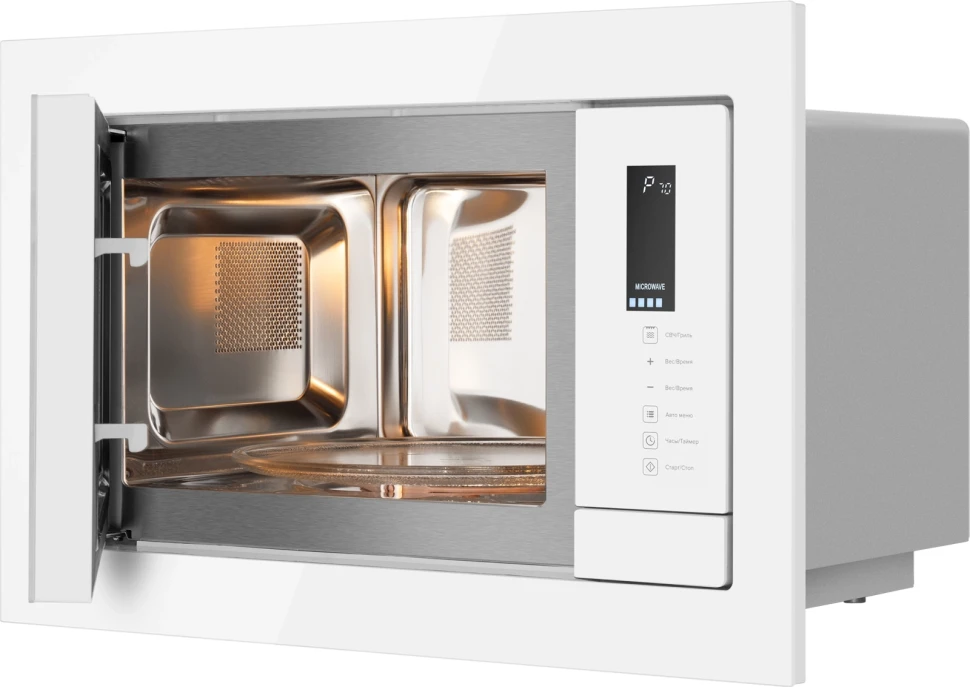 Микроволновая печь Weissgauff HMT-625 Touch Grill 25л. 900Вт белый (встраиваемая)  