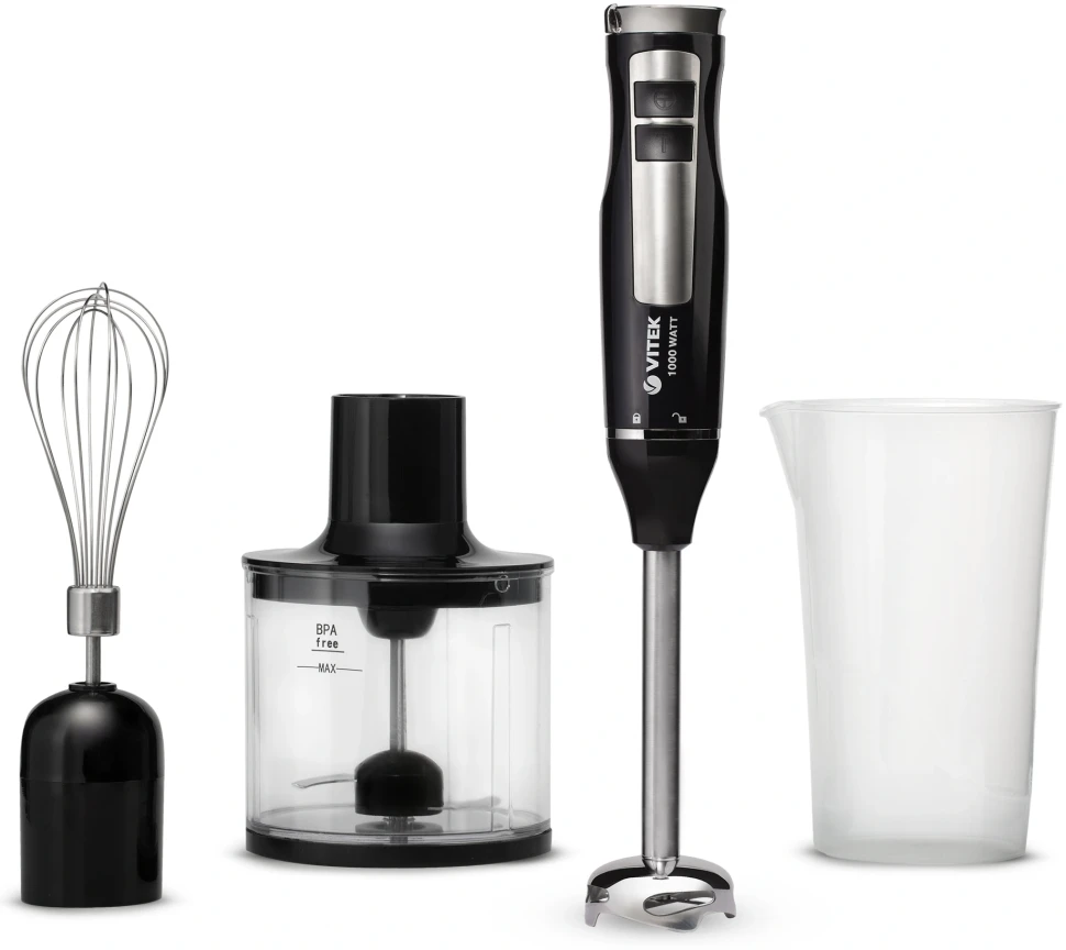 Блендер погружной Vitek VT-8542 1000Вт разноцветный  