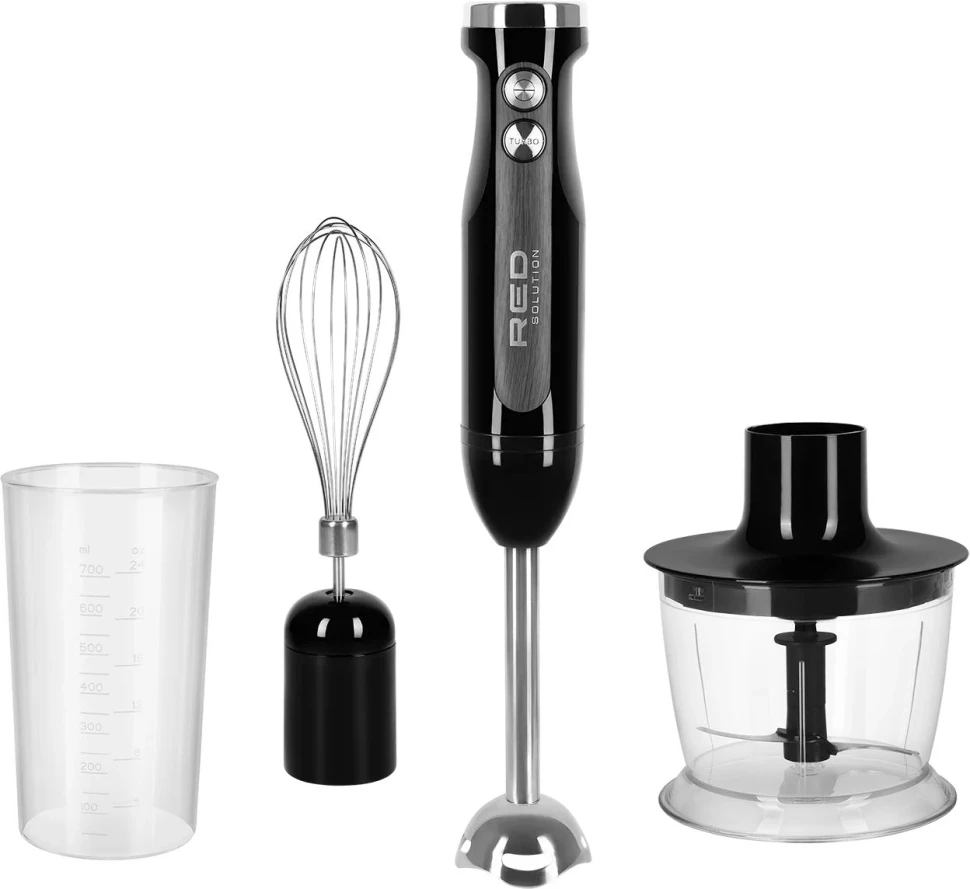 Блендер погружной Red Solution RHB-2987 1200Вт черный/стальной