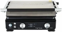 Электрогриль Thomson GC30E01 2000Вт черный/серебристый