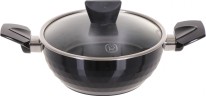 Кастрюля Rondell Brilliance RDA-771 2л. d=20см (с крышкой) черный